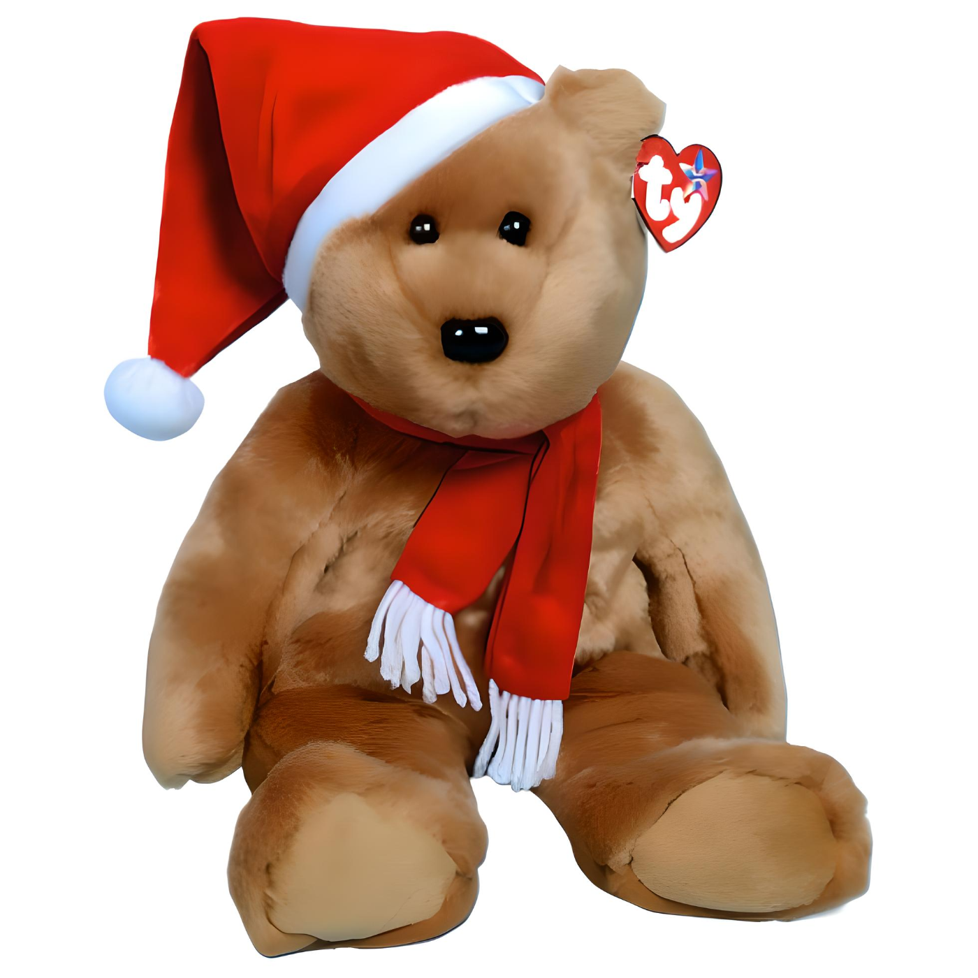 Ty Beanie Buddies 1997 Holiday Teddy