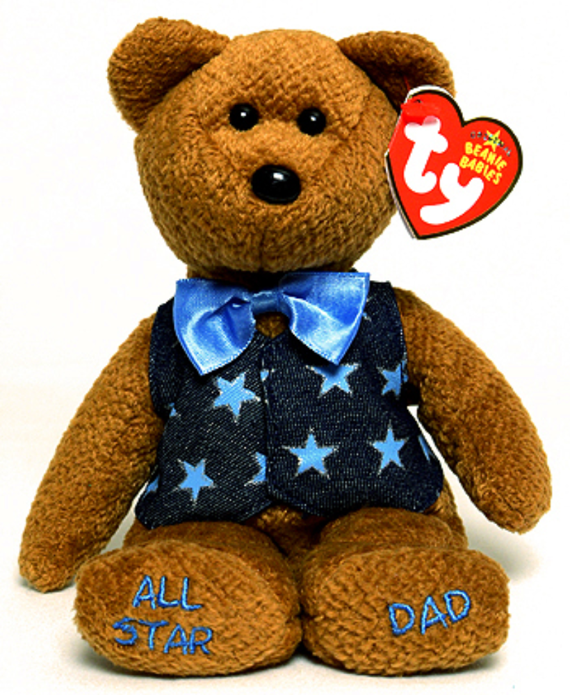Ty Beanie Babies All-Star Dad – Bear