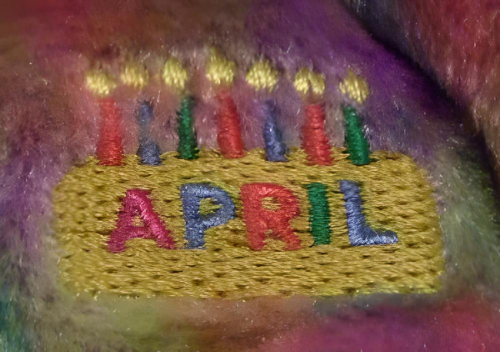 Ty Beanie Babies – April Birthday Bear (1st Series)