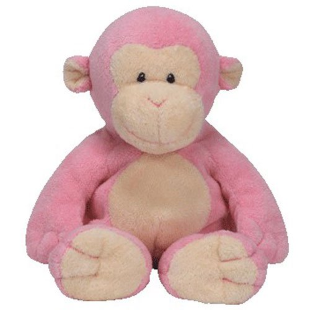 Baby Ty – Baby Dangles Monkey Pink