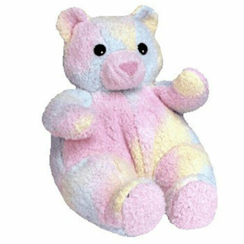 Baby Ty – Bearbaby Tie-dyed with Rattle