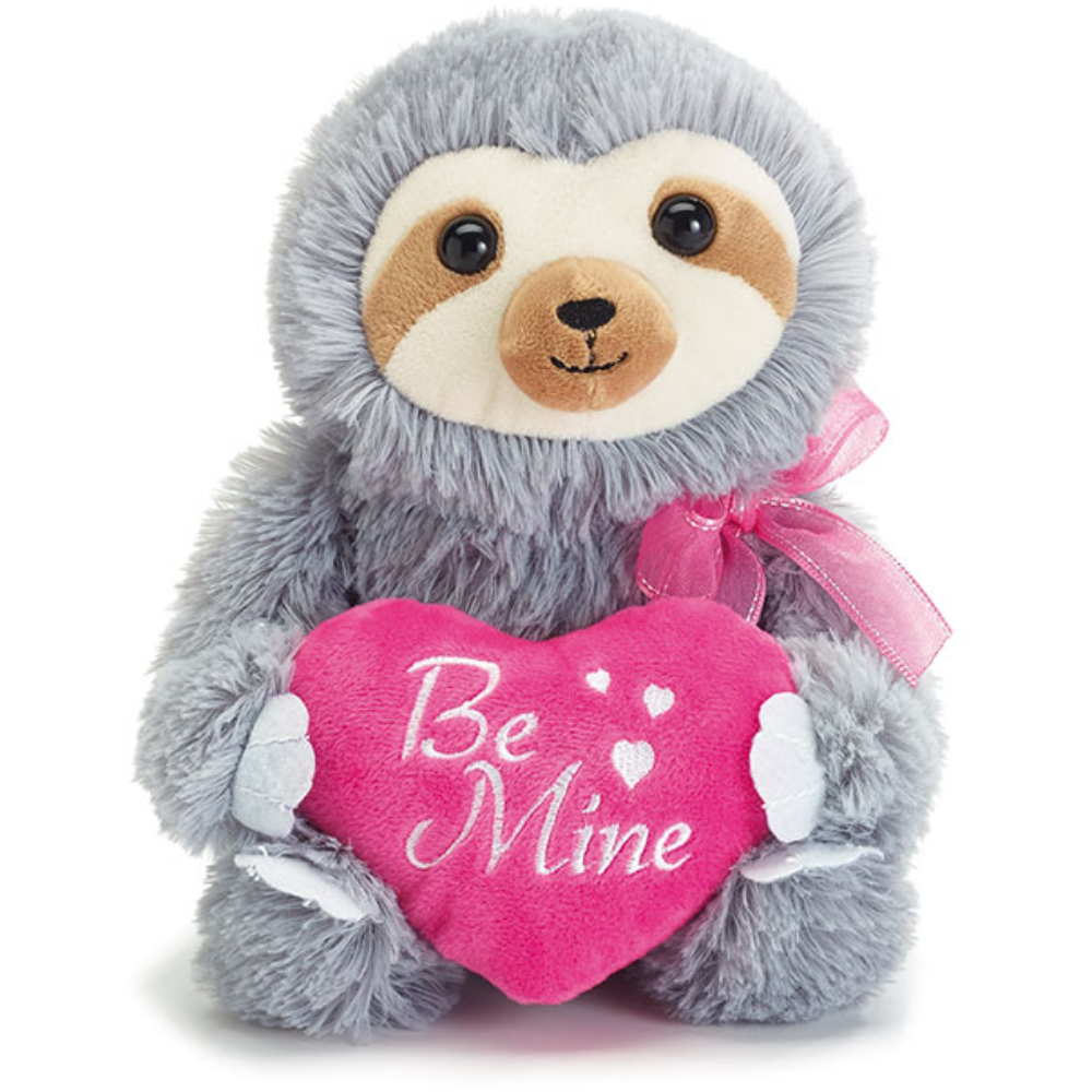 Burton & Burton Be Mine Valentine Sloth Plush 10″