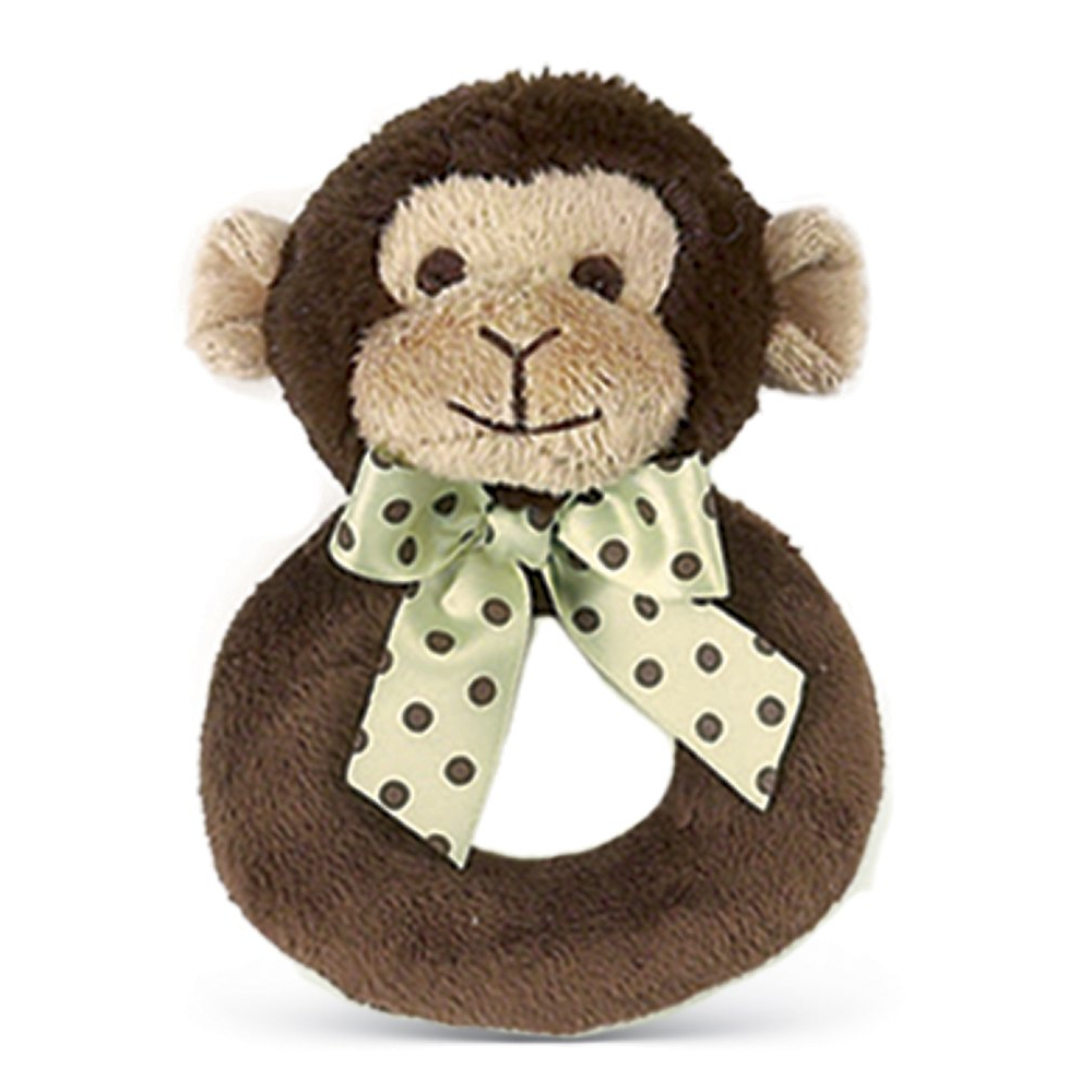 Bearington Baby Lil’ Giggles Ring Rattle