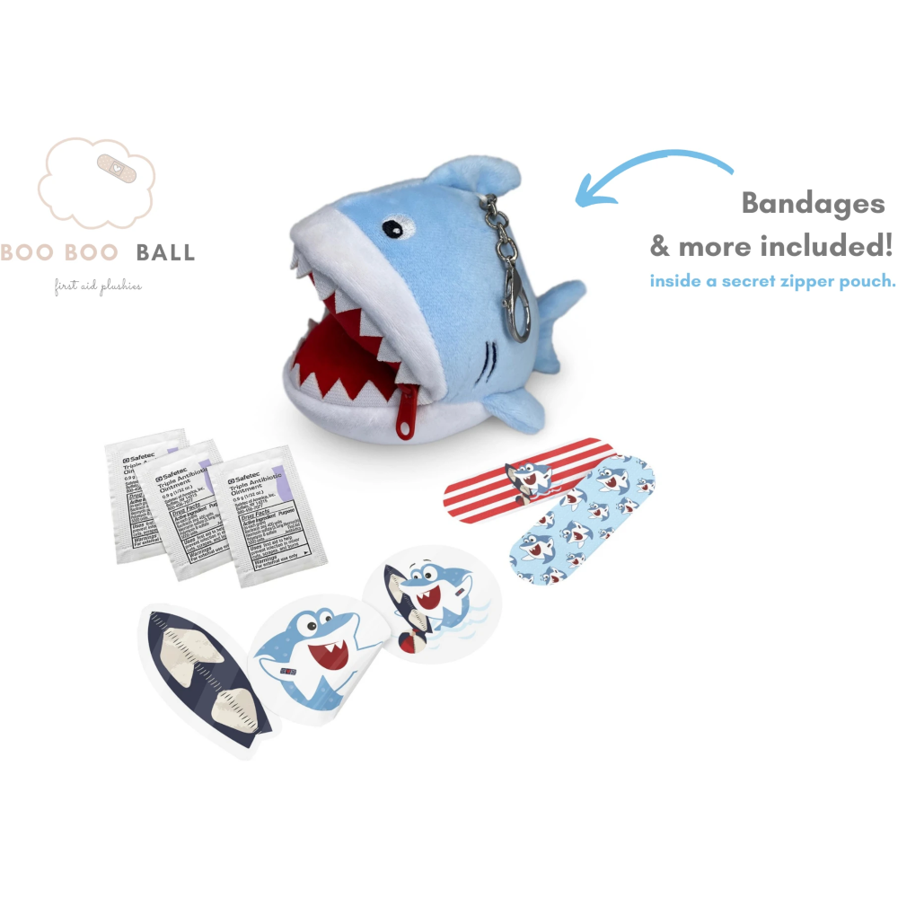 Itty Bitty Boo Ball Keychain – Finn Shark
