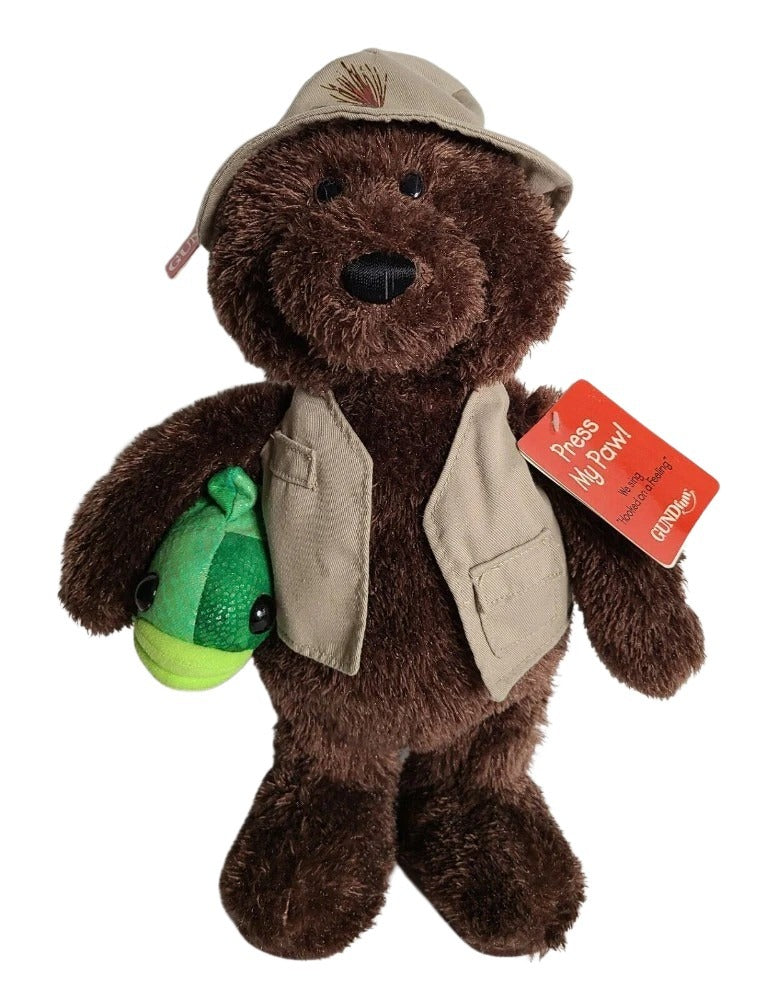 Gund Boris the Animated Fishing Bear