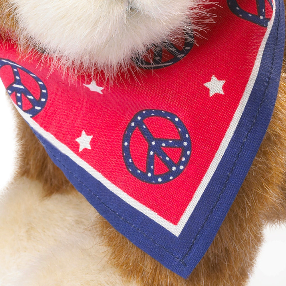 Boyds Plush Duke with Americana Bandana