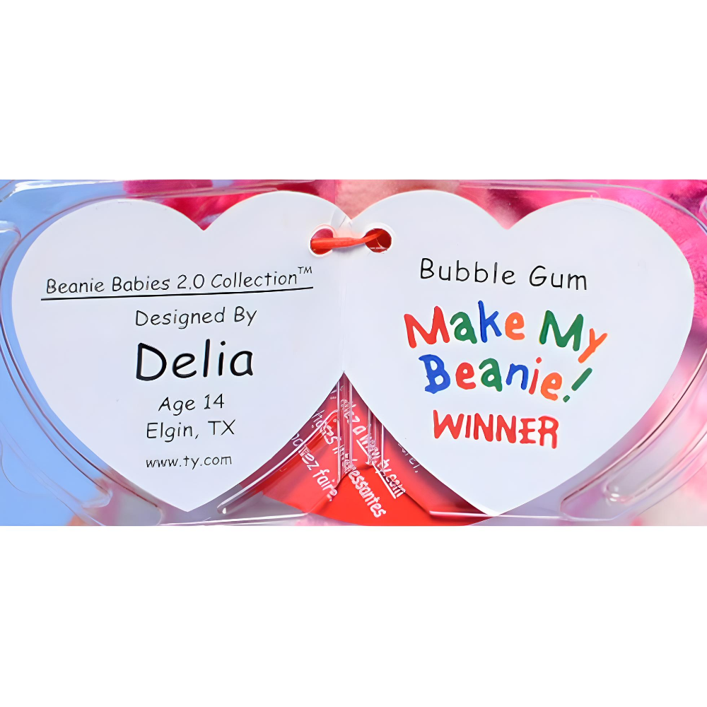 Ty Beanie Babies 2.0 Bubble Gum Zebra (MMB Winner)