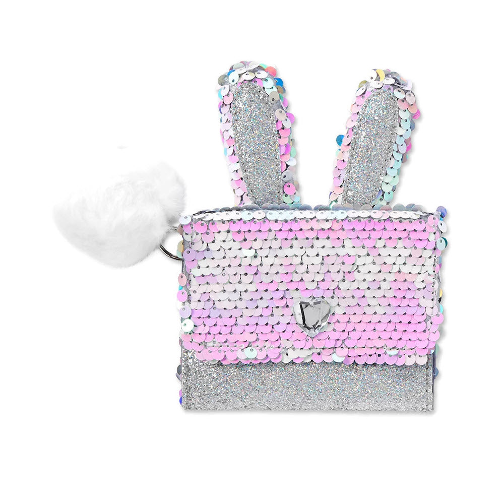 Justice Bunny Flip Sequin Wallet