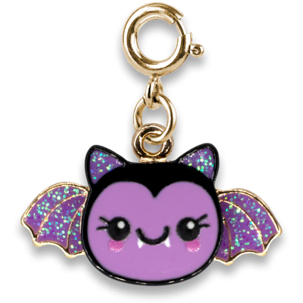 CHARM IT! Gold Glitter Bat Charm