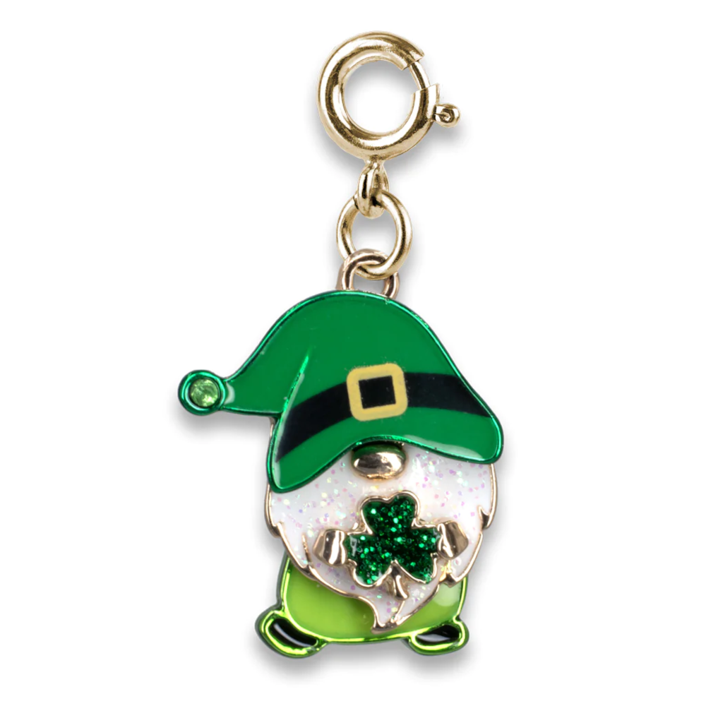 CHARM IT! Gold Swivel Good Luck Gnome Charm