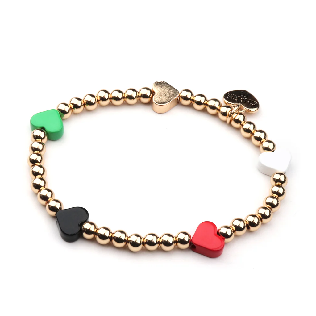 CHARM IT! Only Hearts Bead Stretch Bracelet