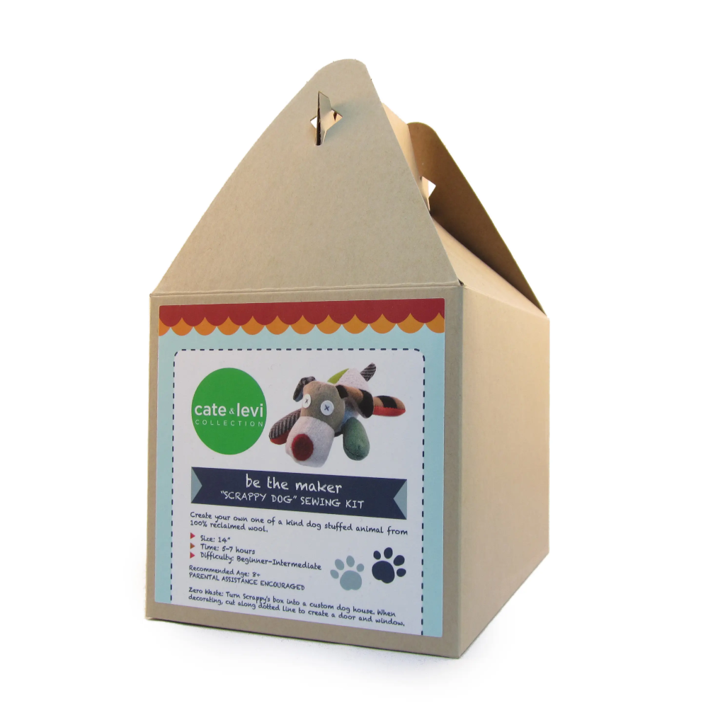 Cate and Levi Scrappy Dog Stuffed Animal Kit
