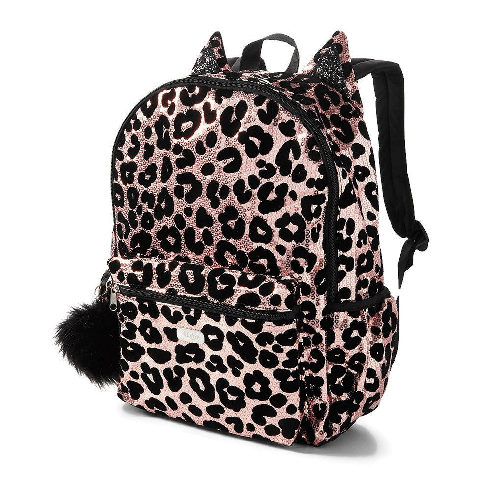 Justice Cheetah Sequin Backpack