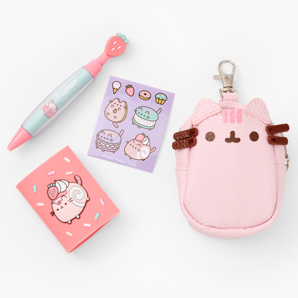 Claire’s Pusheen Desserts Mini Backpack Keychain Set