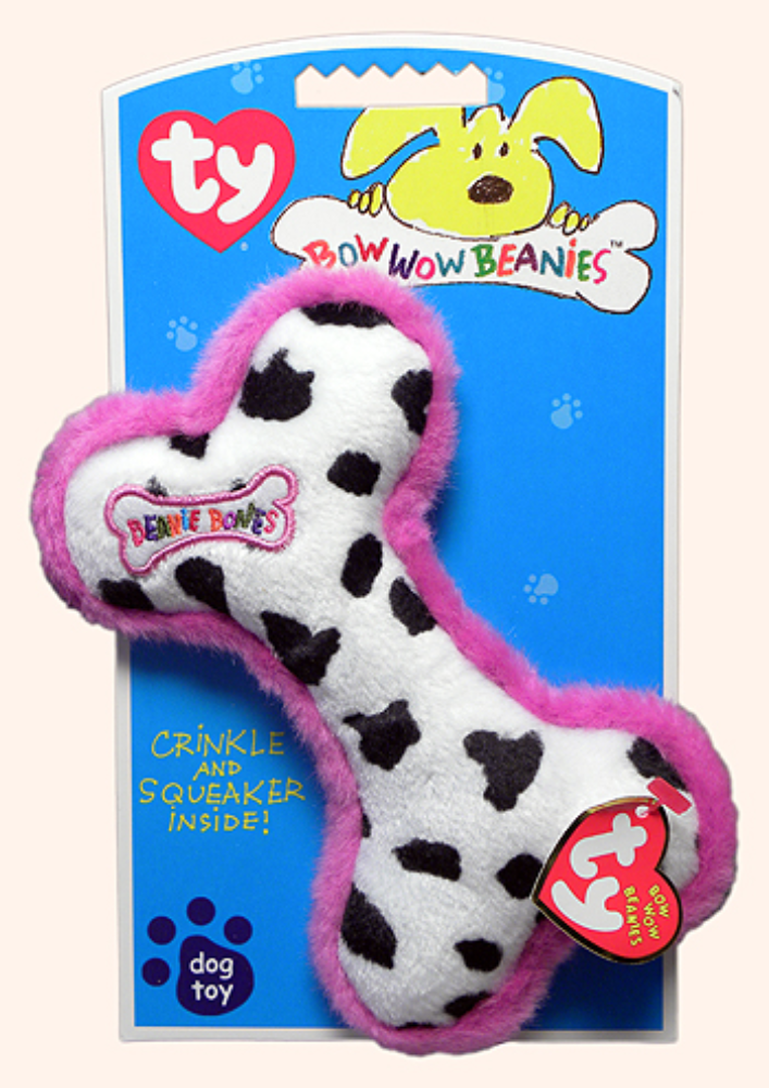 Ty Bow Wow Beanies – Cow Print Bone