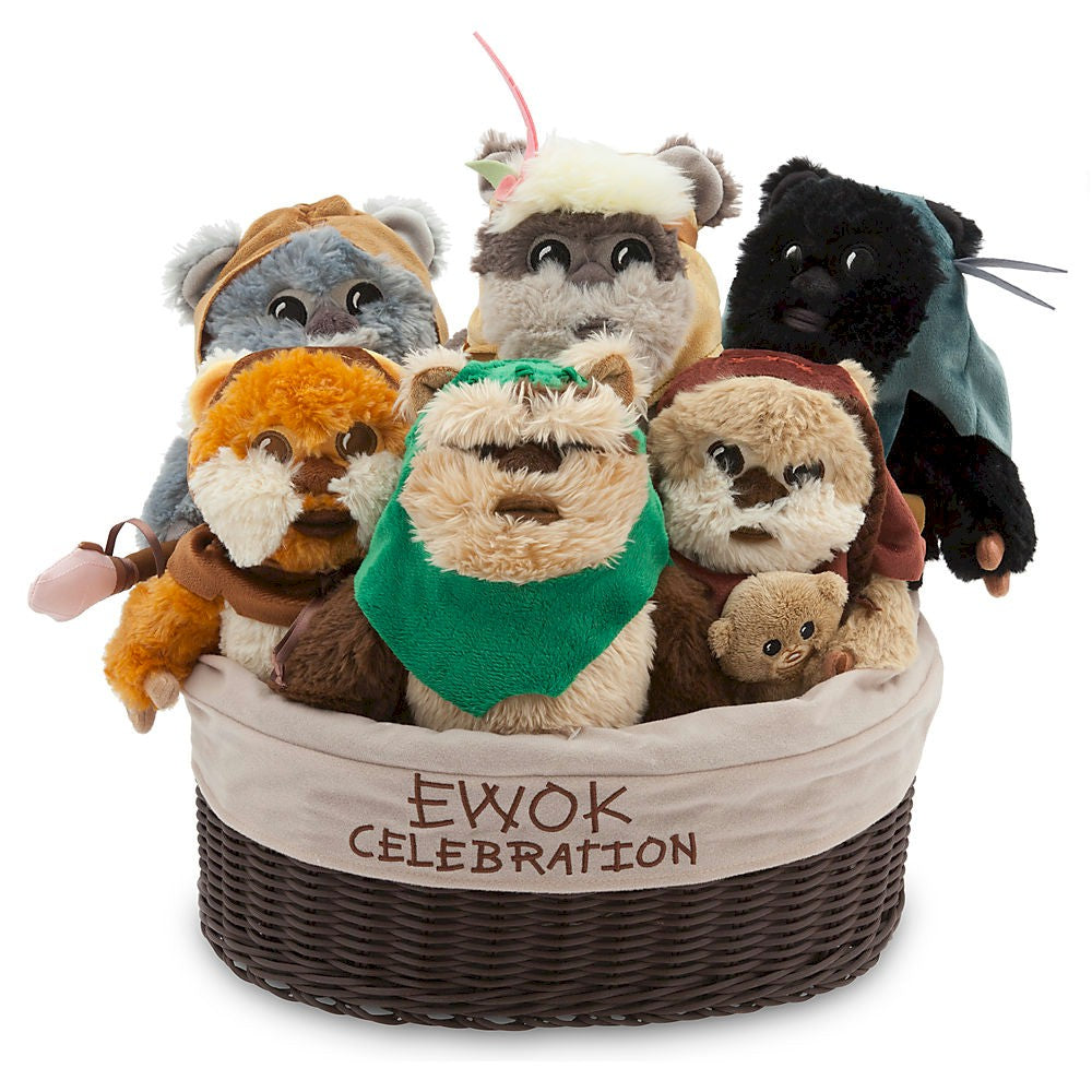 Disney Star Wars Ewok Celebration Limited Edition Plush Set – Small – 9”
