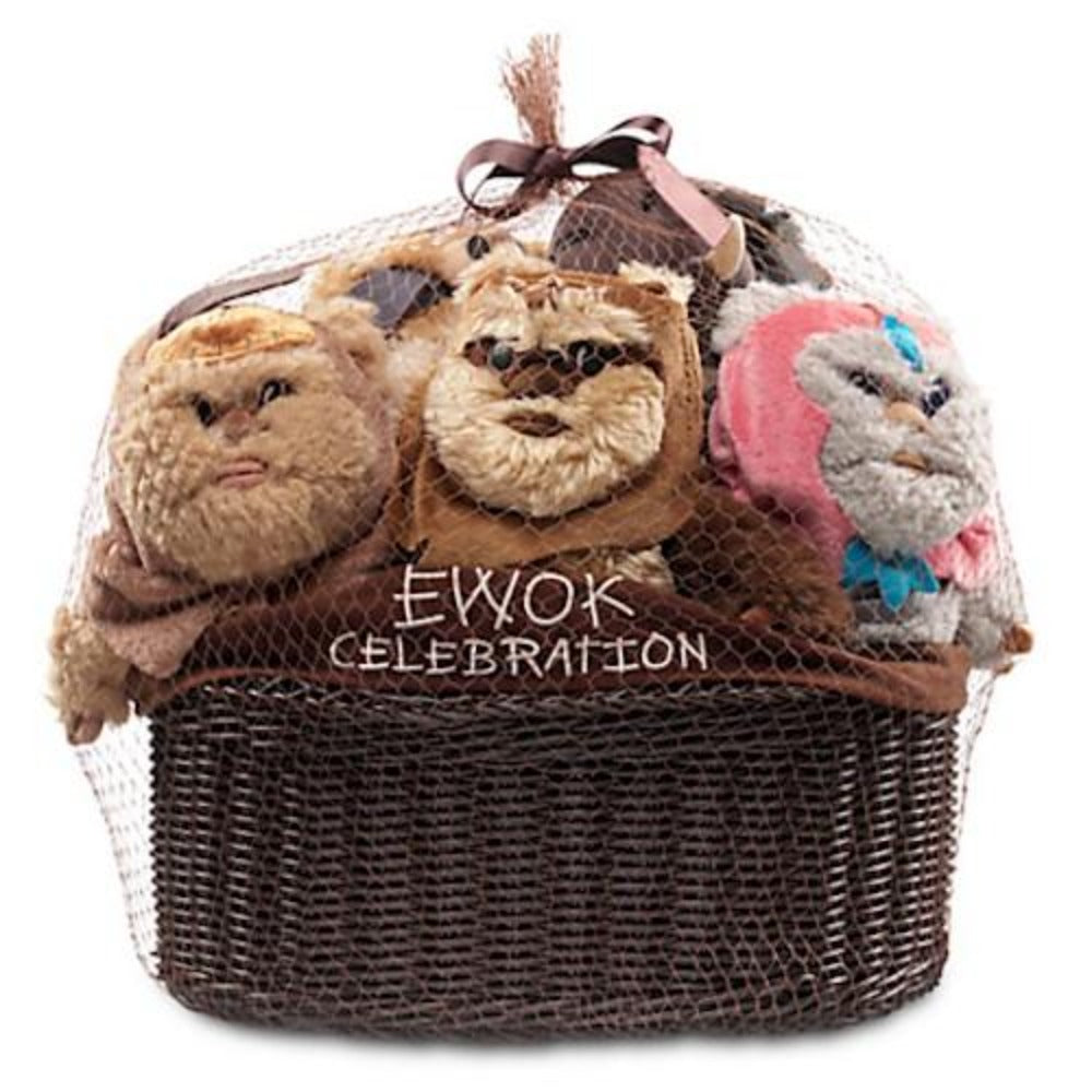 Disney Star Wars Ewok Celebration Limited Edition Plush Set – Small – 9”