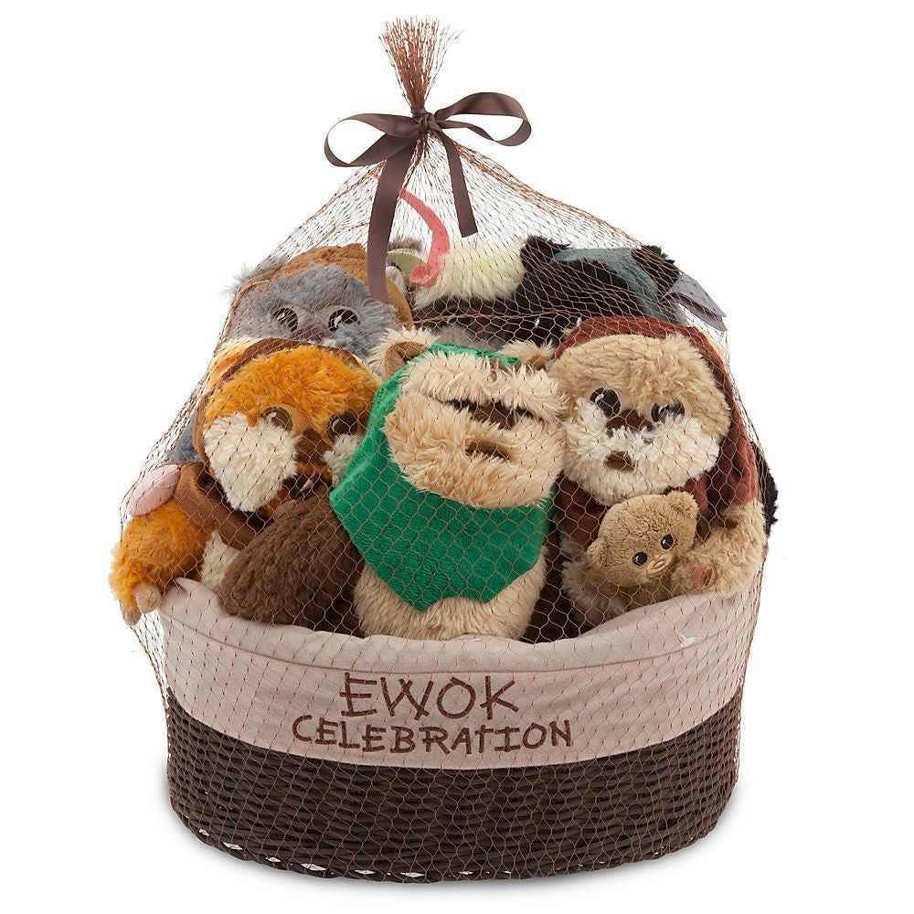 Disney Star Wars Ewok Celebration Limited Edition Plush Set – Small – 9”