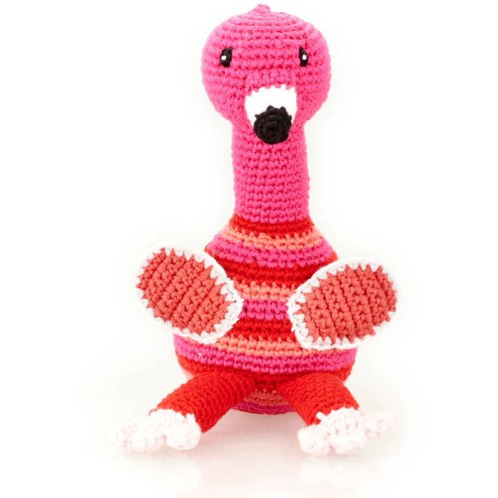 Pebble Flamingo Rattle