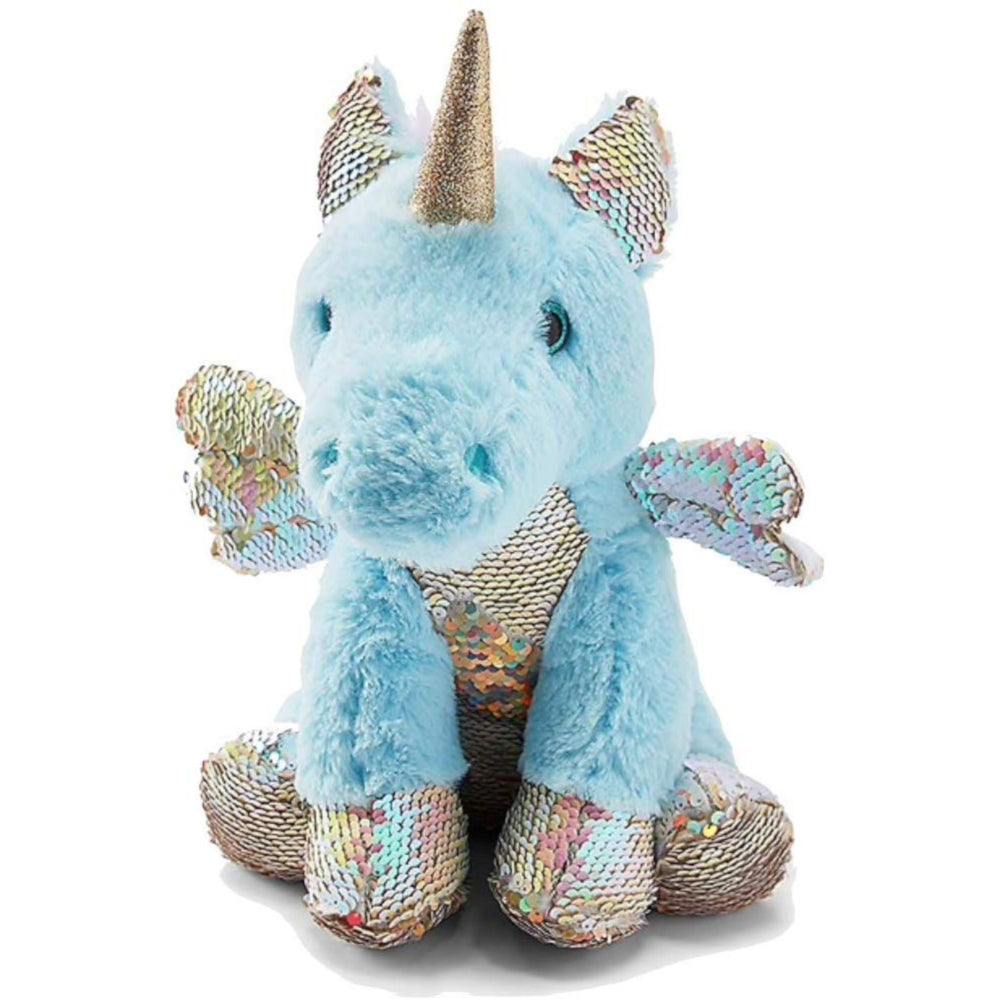 Justice Flip Sequin Unicorn Plush 10″
