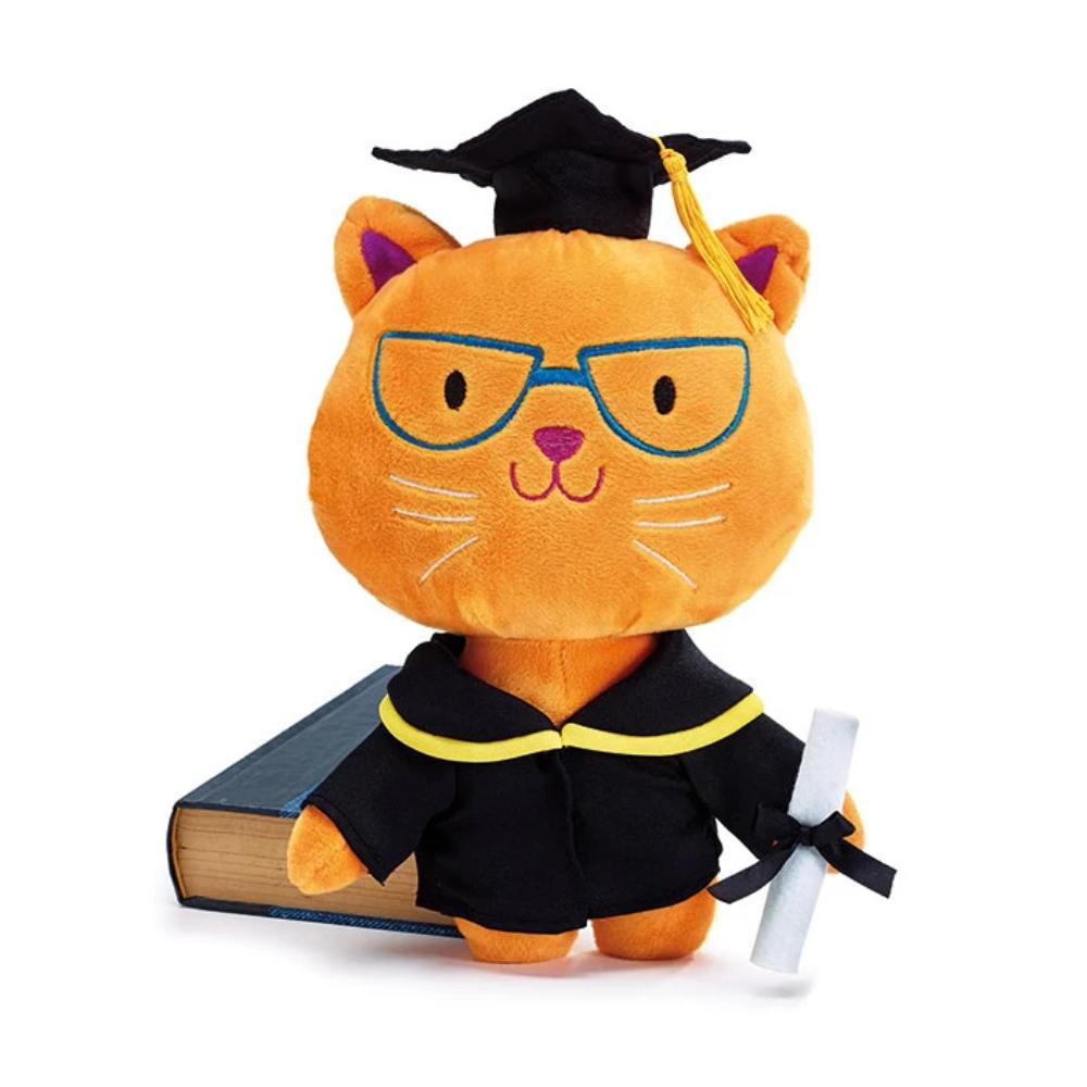 Burton & Burton Graduation Cat with Diploma 11″