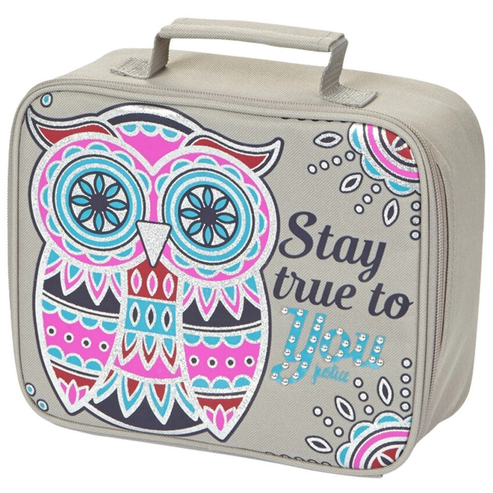 Justice Grey Owl Lunch Tote