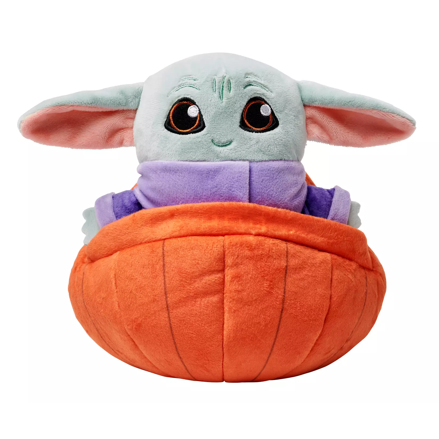 Disney Grogu Plush in Pumpkin Shell – Star Wars: The Mandalorian