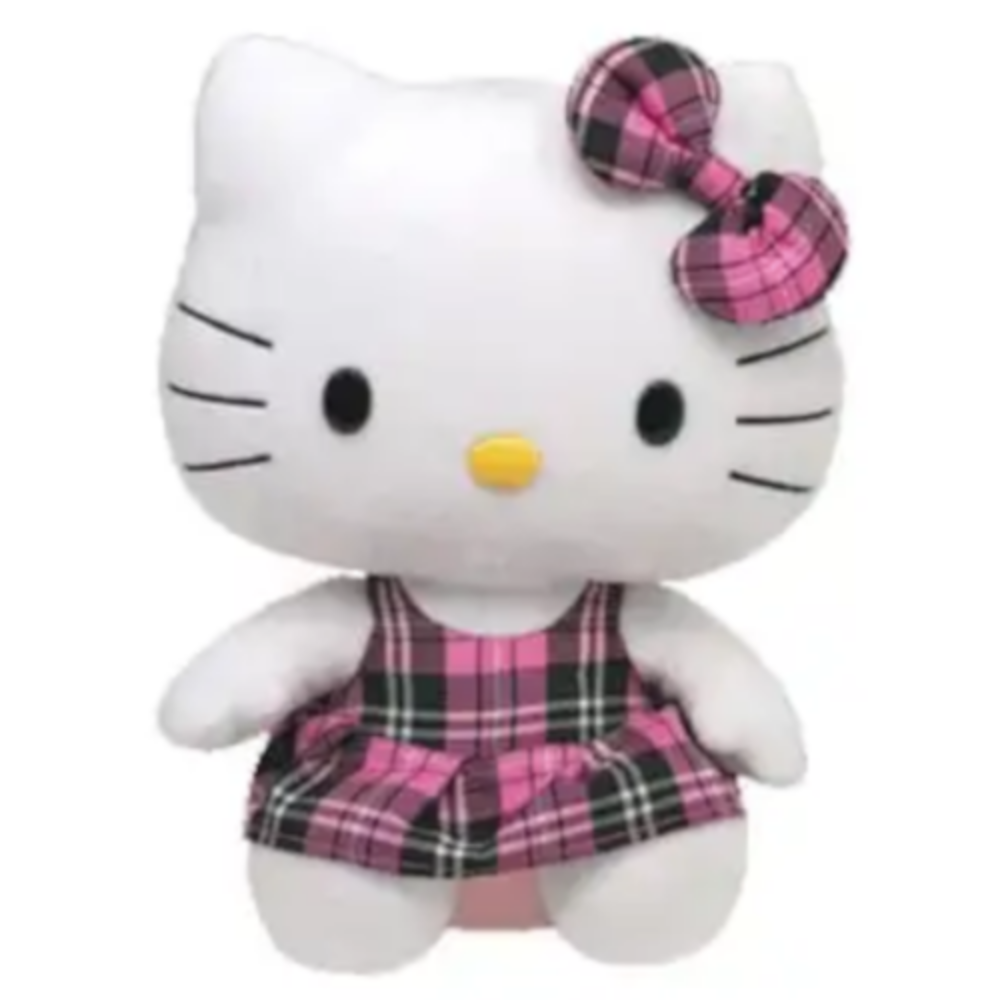 Ty Hello Kitty – Pink Tartan Large