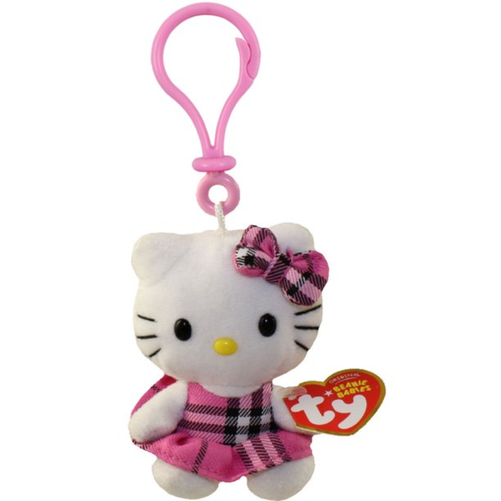 Ty Hello Kitty – Tartan Key-Clip