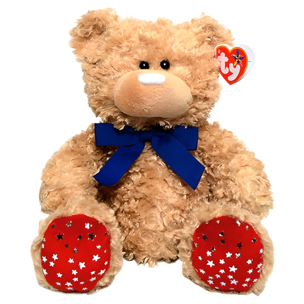 Ty Beanie Buddies Independence – Bear (White Nose)