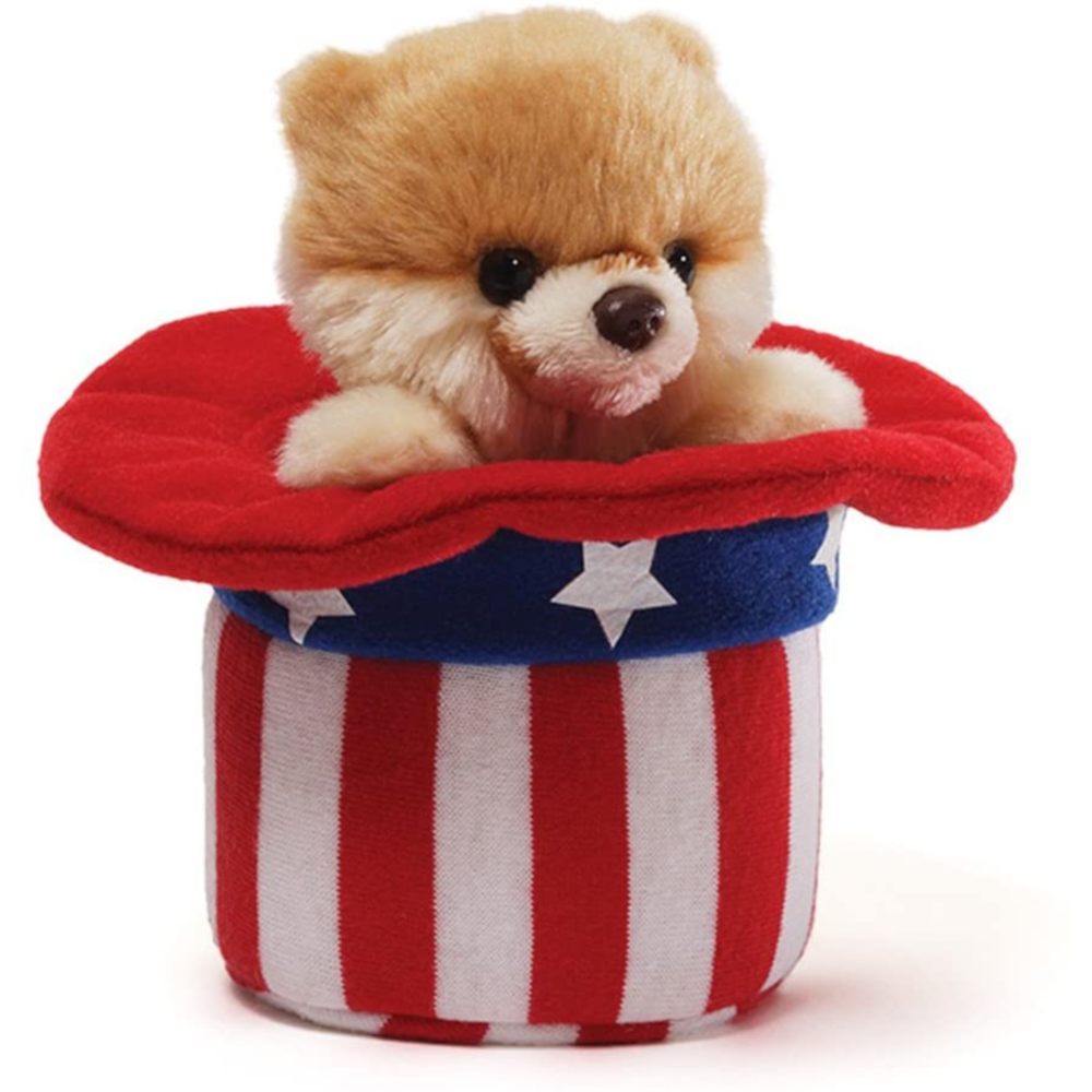 Gund Itty Bitty Boo # 017 Red, White and Boo
