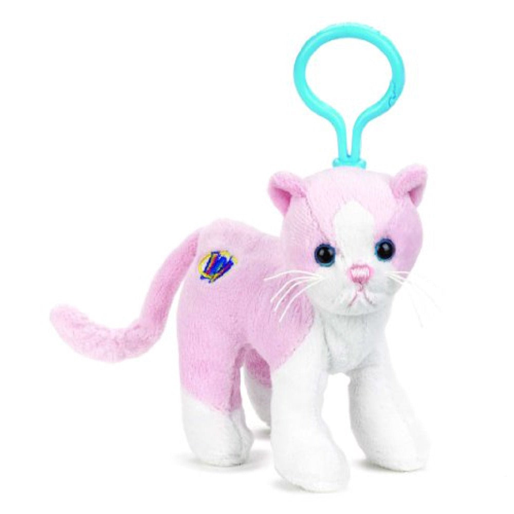 Webkinz Kinz Klip Pink & White Cat