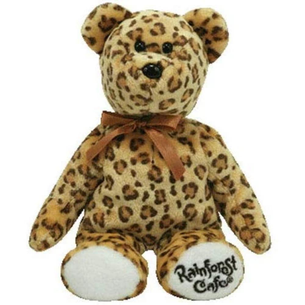 Ty Beanie Babies Leopold – Bear (Rainforest Café Exclusive)