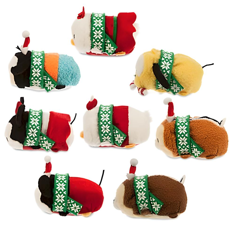 Mickey Mouse and Friends ”Tsum Tsum” Plush Holiday Set – Mini – 3 1/2”
