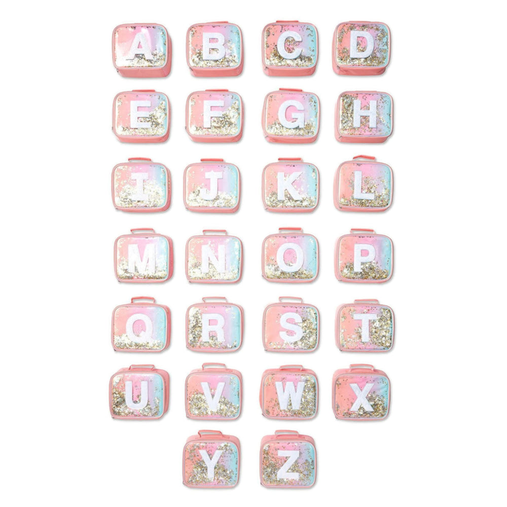 Justice Ombre Initial Shaky Lunch Tote