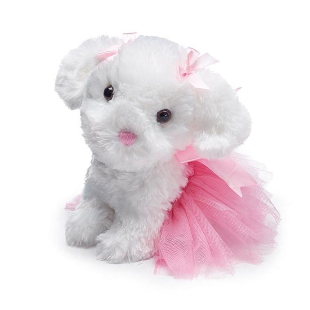 Burton & Burton Pink Tutu Puppy Plush 9.5″