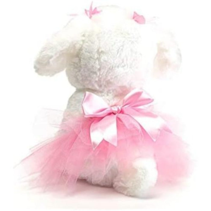 Burton & Burton Pink Tutu Puppy Plush 9.5″