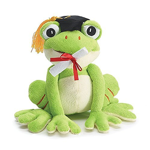 Burton & Burton Plush Frog Graduate 7″