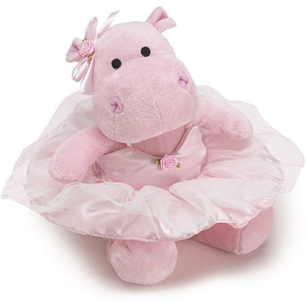 Burton & Burton 11″ Pretty in Pink Ballerina Hippo
