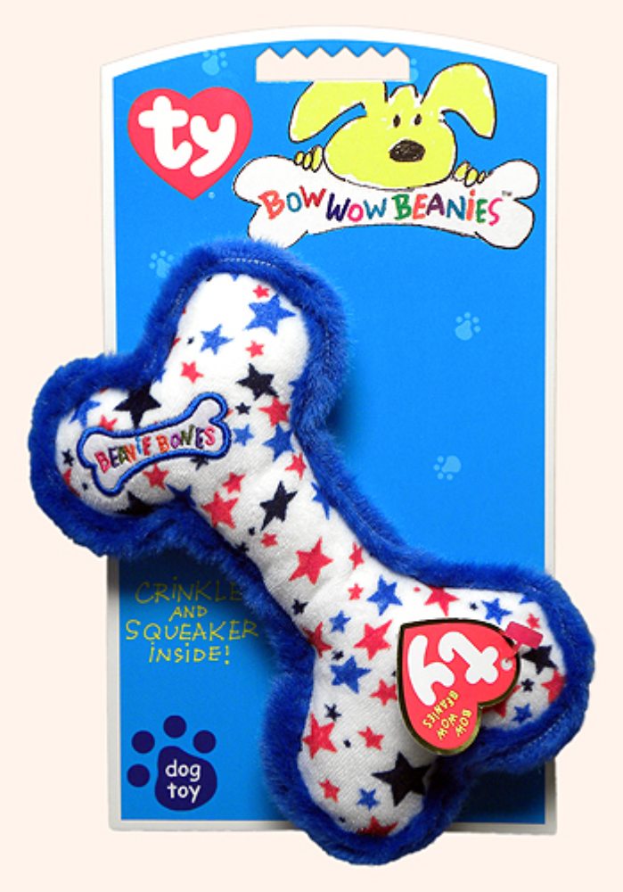 Ty Bow Wow Beanies – Red, White and Blue Bone