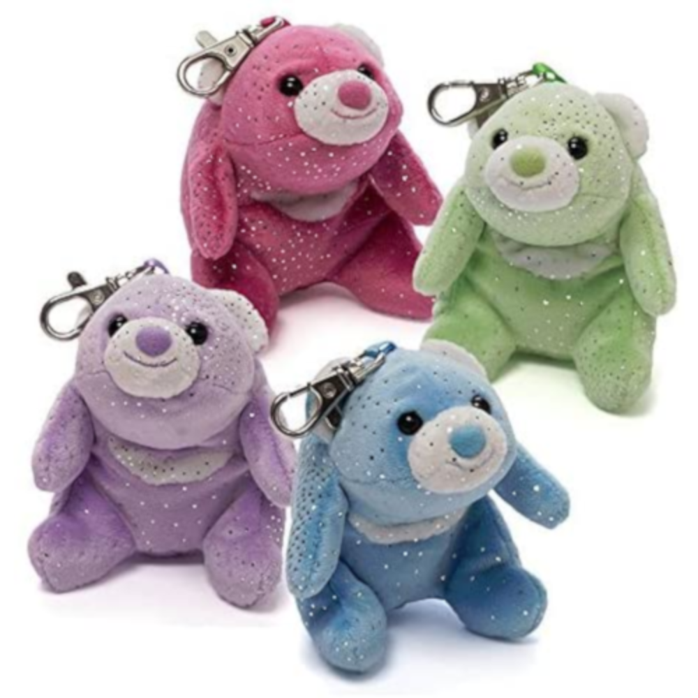 Gund Snuffles Glitter Backpack Clips