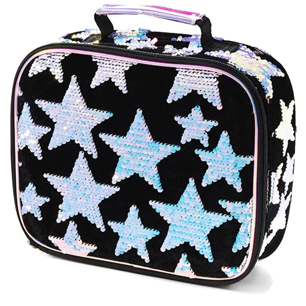 Justice Star Velvet & Flip Sequin Lunch Tote