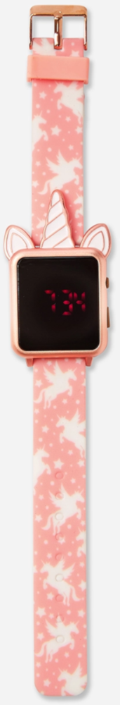 Justice Unicorn Horn LED Watch Wisteria