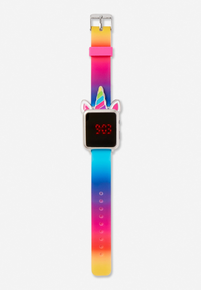 Justice Unicorn LED Watch Multi