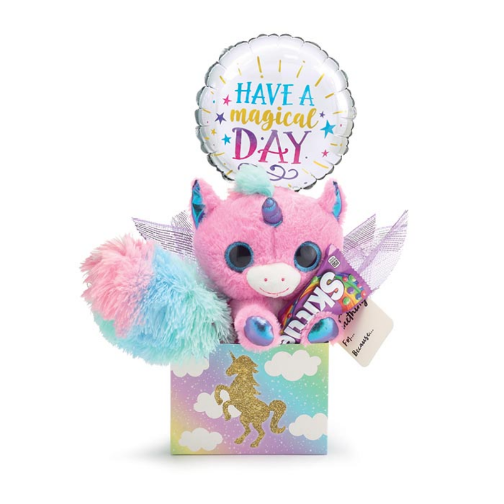 Burton & Burton Unicorn Plush Candy and Gift Box