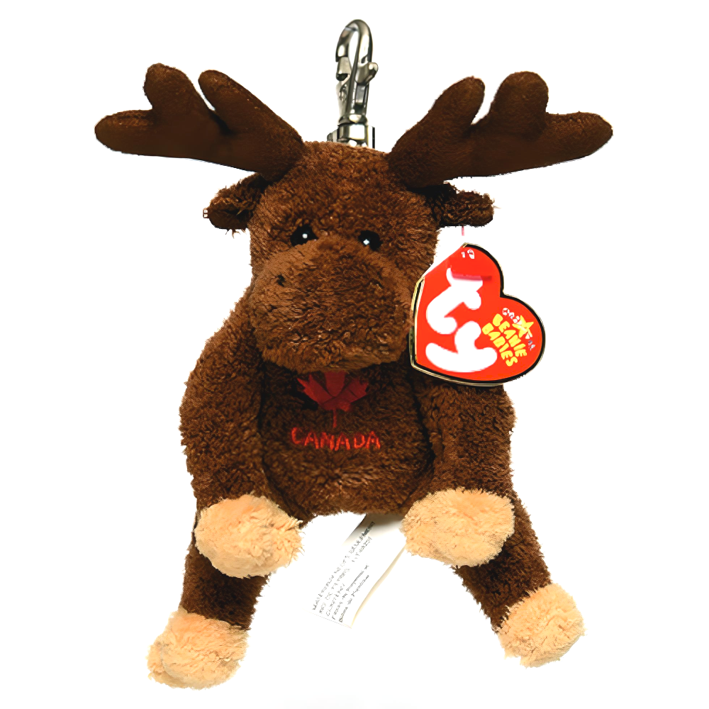 Ty Beanie Babies Villager – Moose Clip (Canada Exclusive)